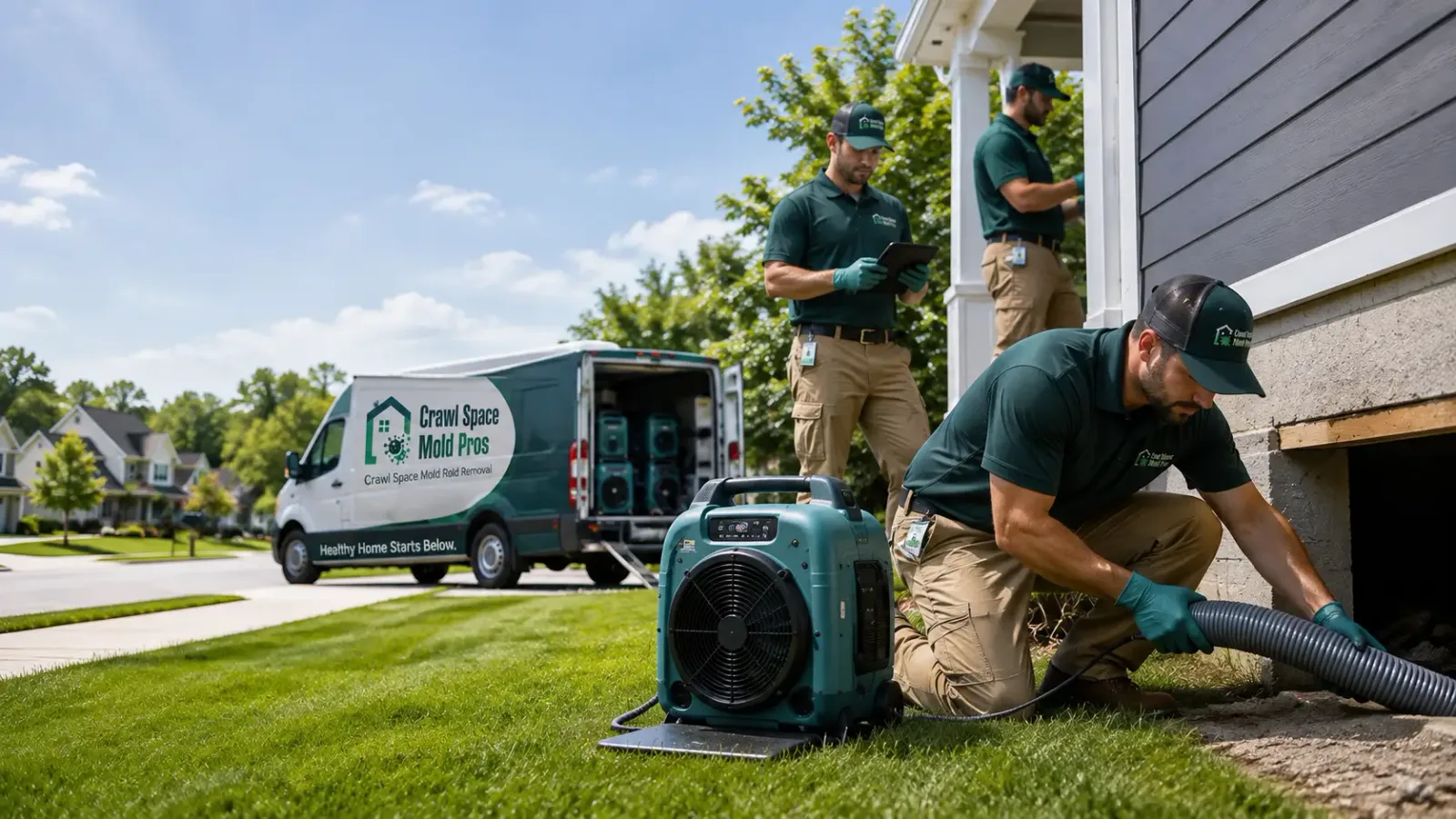 Crawl Space Mold Removal in Redfield, IA